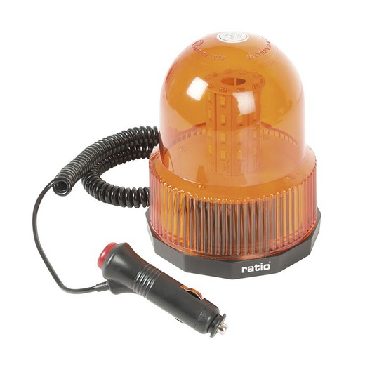 Gyrophare Led magnétique RATIO 12/24V. Rapport de lumière magnétisée à LED rotative 12V / 24V