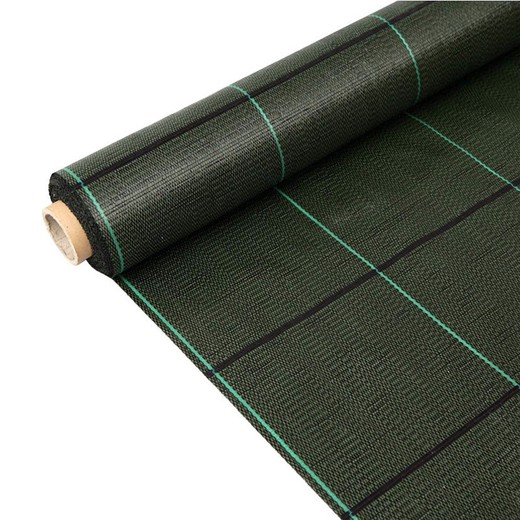 Malla Antihierba Verde. 1x25m