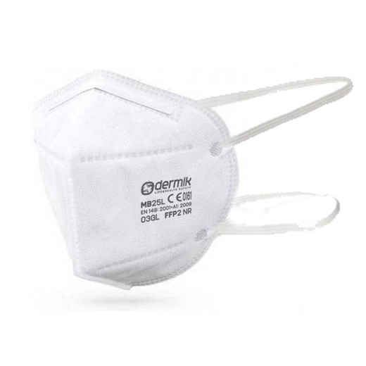 Masque de protection FFP2 NR MB25L BODERO Masque de protection Mb25L Ffp2 25 Unités