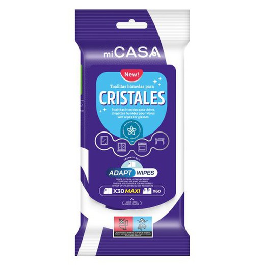 Micasa Toallitas Cristales (Maxi30/60)