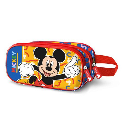 Mickey 3D Porta Todo Doble       K05660