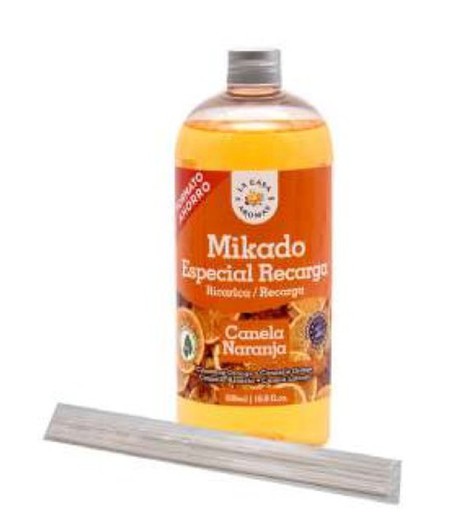 Mikado Ambiente.Reposição.Canela/Laranja 500M