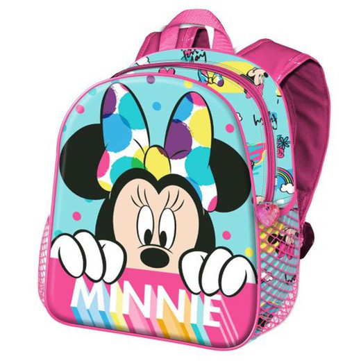 Minnie 3D Mochila 31X26X9         K05721