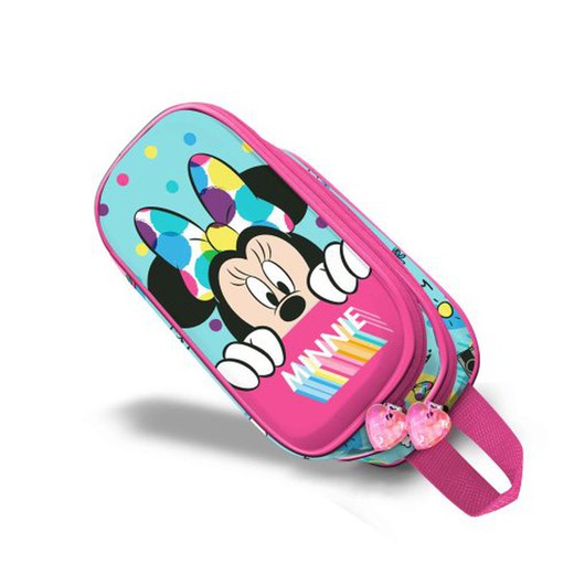 Minnie 3D Porta Todo Doble       K05723