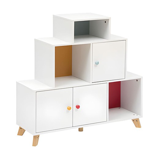 Mueble ordenación infantil Circus- 88x30xh.93,5cm