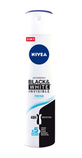 Nivea Deo.Spray 200 B&W Invisib Fresh