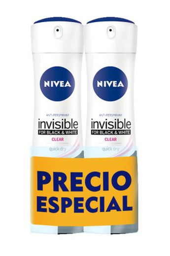 Nivea Deo.Spray 200 Invisib Clear (2)(*)