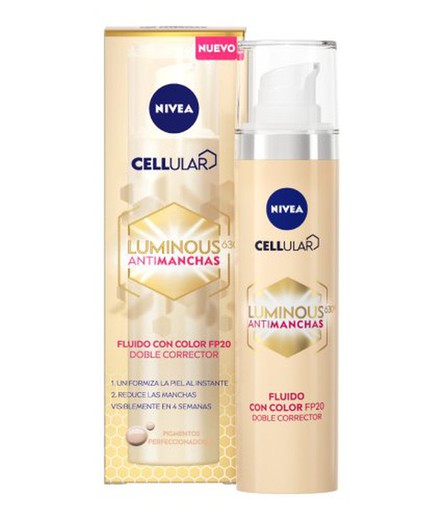 Nivea Face Luminous Antimachas Con Color