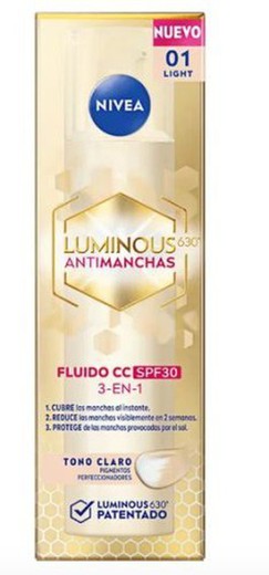 Nivea Face Luminous Antimachas Medio F30