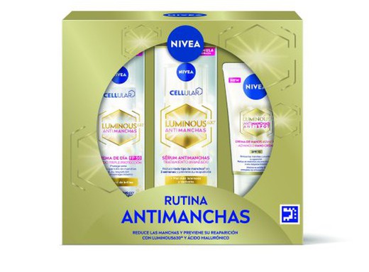 Nivea Face Luminous Estuche Dia+Ser+Mano