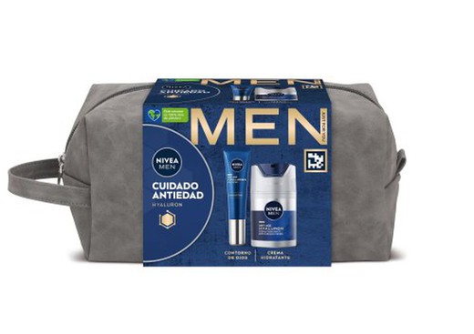 Nivea Men Hyaluron Day+Con.Eye Bolsa de Higiene Pessoal