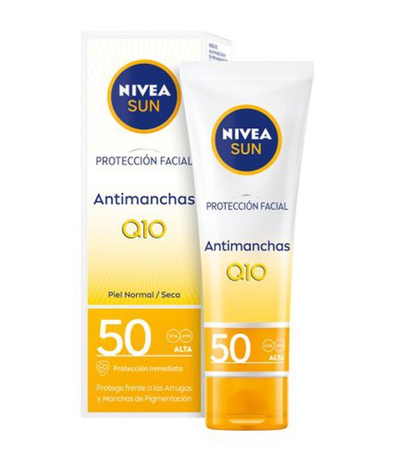 Nivea Sun Crema Facial 50 Uv F-50 Antim.