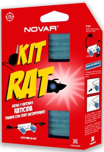 Novar Kit Rat (Trampa+Esquer)