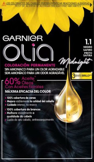 Olia Tinte N. 1.1 Negre Safir