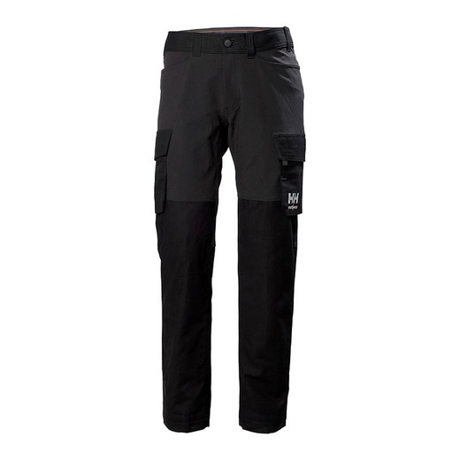 Pantalon Cargo Oxford 4x Negro T/38