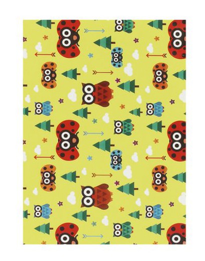 Papel Regalo Bob.70X200 Eco Dise?O 524