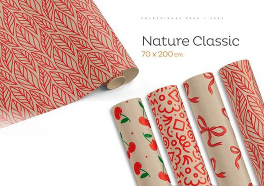 Papel Rollo Surtido Nature  70x2mt