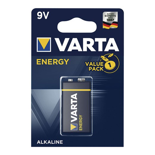Pila alcalina VARTA Energy. Bl.1 Pila Alc. Varta Energy 6Lr61 9V