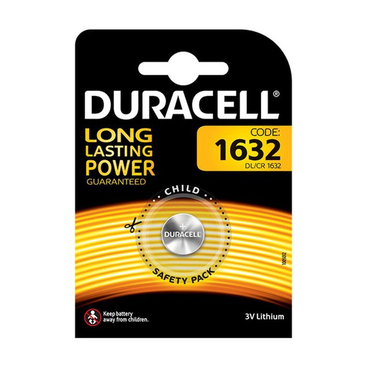 Pile bouton au lithium DURACELL DL 1632 Bl. 1 Batterie Dl 1632 Duracell