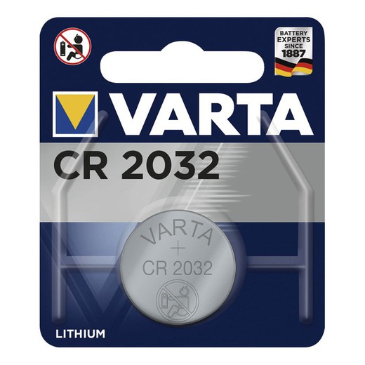 Bateria de botão de lítio VARTA Bl.1 Bateria de lítio Varta Cr2032 3V