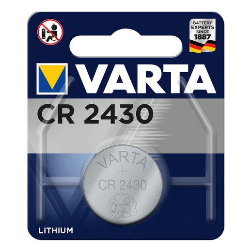 Bateria de botão de lítio VARTA Bl.1 Bateria de lítio Varta Cr2430 3V