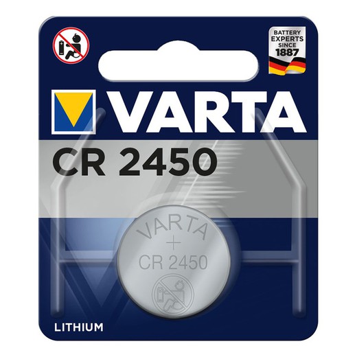 Bateria de botão de lítio VARTA Bl.1 Bateria de lítio Varta Cr2450 3V