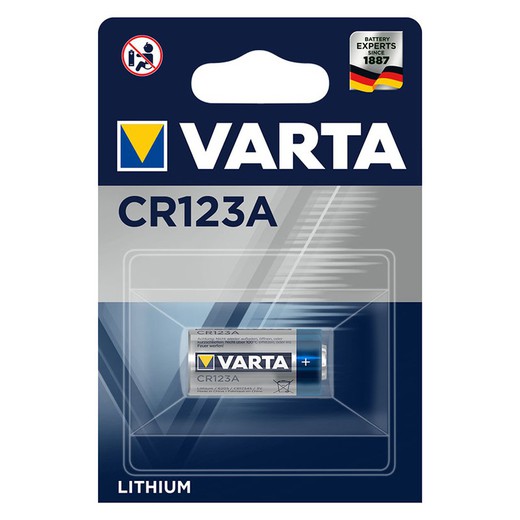 Pile au lithium VARTA CR123 Bl.1 Pile au lithium Varta Cr123A 3V