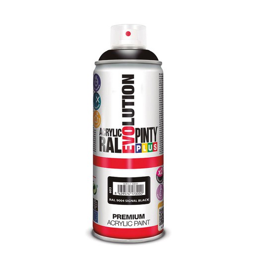 Pintura Spray Acr. Gris Plata Mate 400ml