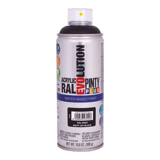 Tinta spray à base de água NOVASOL Evolution 400 ml Pintyplus Evolution 520Cc White Alum.