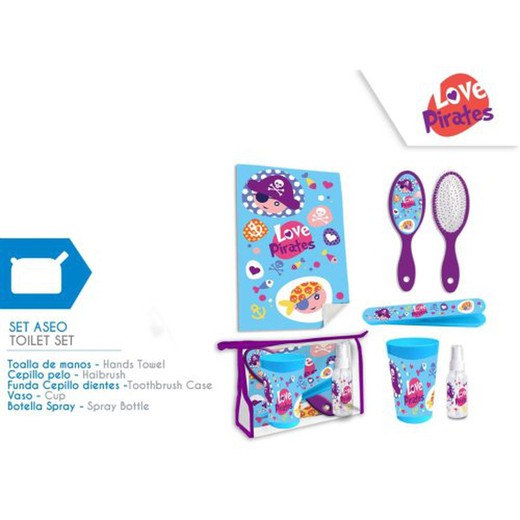 Piratas Set Aseo Toal+Cep+Vaso Kl10605