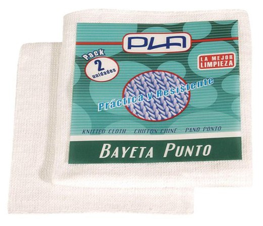 Pla Bayeta Punto Blanco 40X34(2)R-20609