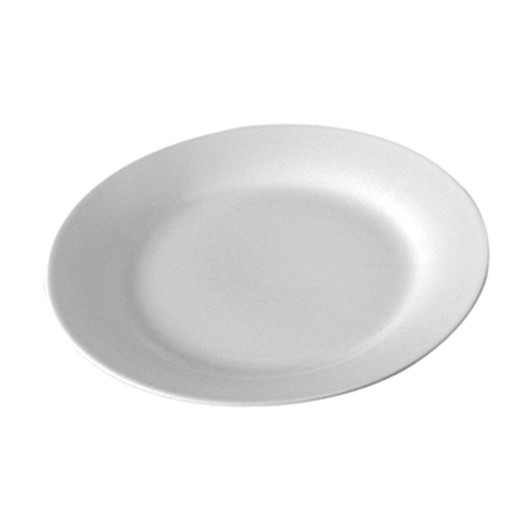 Platos vajilla porcelana blanca Elena Plato Postre Porcelana 19,5 Cm. Elena