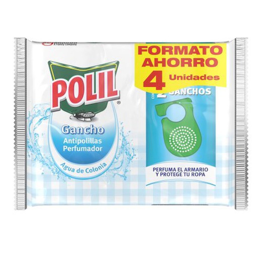 Polil Colgador Agua Col. Pack Ahorro(4)