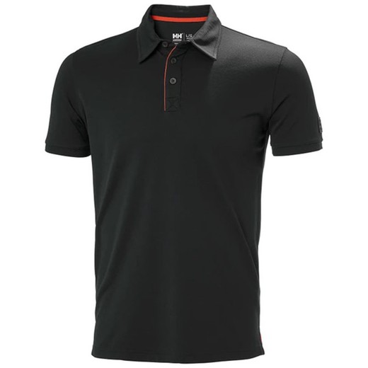 Polo Kensington Tech Negro T/L