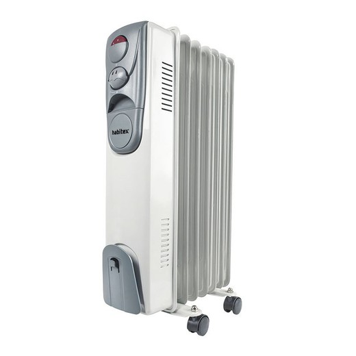 Radiador d'oli HABITEX sèrie E. Radiador Oli 7 El. Mod. E316. 1500 W.