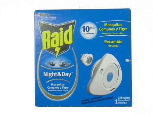 Raid Night&Day Mosquitos Recambio