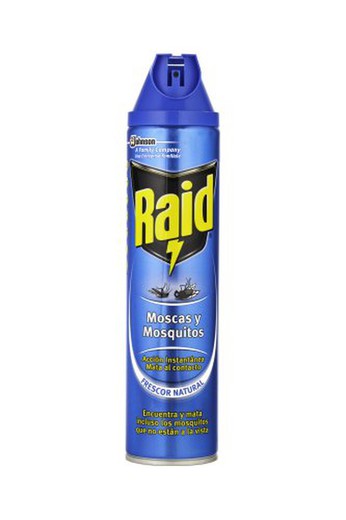 Raid Spray 600 Moscas Y Mosquitos