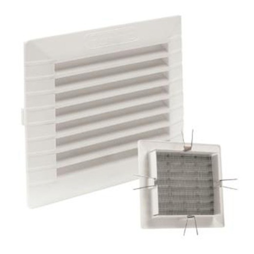 Rejilla Empotr/Clips+Mosq 11X11Cm Abs Bl