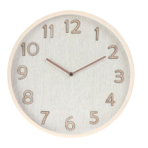 Reloj 38X38X5Cm Madera