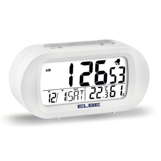 Rellotge despertador ELBE RD-009-B amb termòmetre Rellotge Despertador C/Termòmetre Rd-009