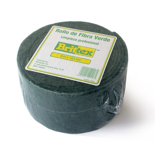 Rollo Fibra Verde Brittex 6Mx135Mm.