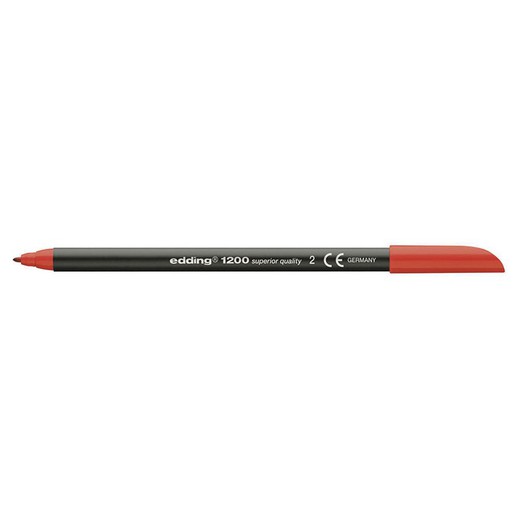 EDDING 1200 Marqueur Blister 2 Unités Edding Marqueur 1Mm Rouge