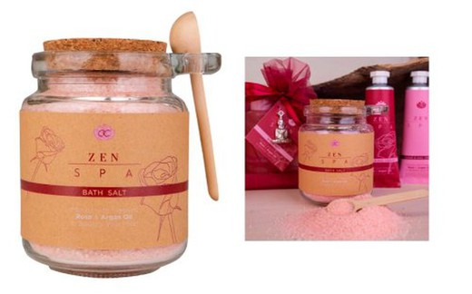 Sales Ba?O Con Cuchara Zen Spa Rosa 330G