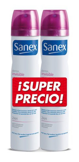 Sanex Deo. Spray 200 Invisible Duplo(*)