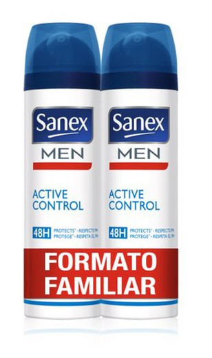 Sanex Deo. Spray 200 Men Active Duplo(*)