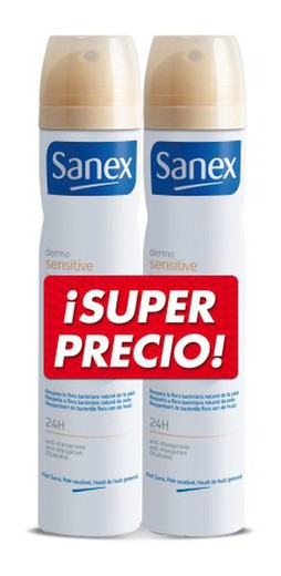 Sanex Deo. Spray 200 Sensitive Duplo(*)