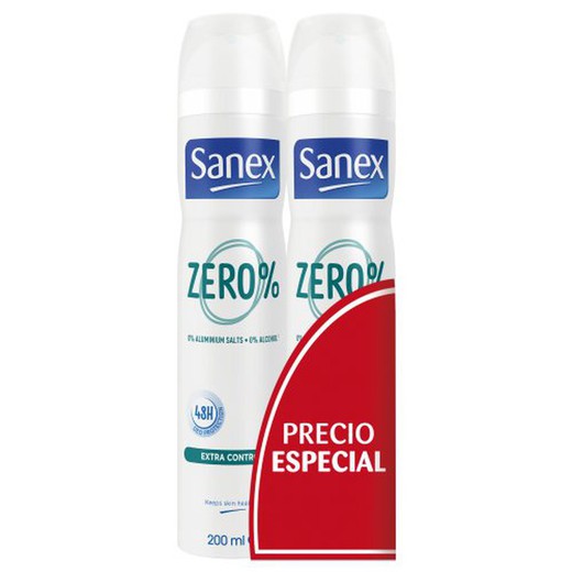 Sanex Deo. Spray 200 Zero Extra Duplo(*)