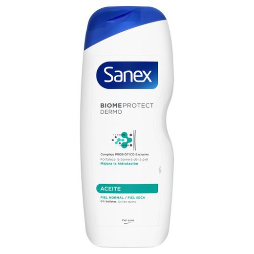 Sanex Gel 550 Biome Aceite Normal Y Seca