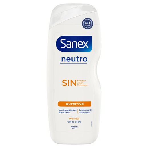 Sanex Gel 600 Neutro Nutritivo Piel Seca