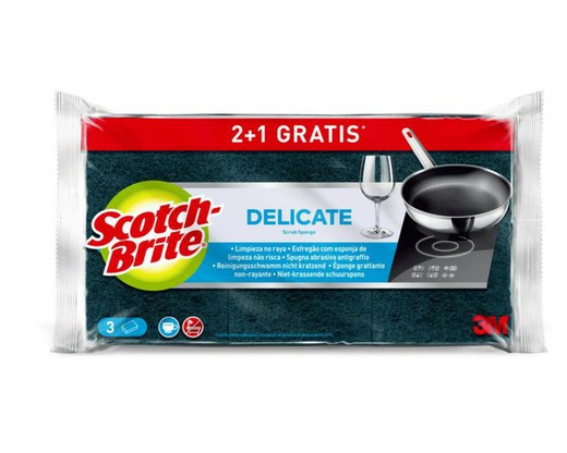 Scotch Brite Delicate C/Esponja(2+1)